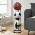 thumbnail image 3 of Estante de Almacenamiento de Baloncesto, Estante de Almacenamiento de Baloncesto para Niños Interior, Estante Colocado en Cesta de Almacenamiento de Pelota de Fútbol para el Hogar, 3 of 6