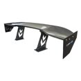 thumbnail image 1 of 59 in. Logo Large End Plates Universal Carbon Fiber Spoiler, 1 of 1