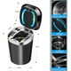 thumbnail image 2 of Cenicero para coche, cenicero portátil con luz LED y tapa para coche, hogar, oficina y viajes, 2 of 5