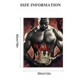 thumbnail image 3 of Acheng African American King and Queen Canvas Wall Art - Black Art Paintings for Wall, King &amp; Queen Crowns Art for Adult Bedroom Decor, Sexy Black Couple Picture Framed Artwork, 3 of 5