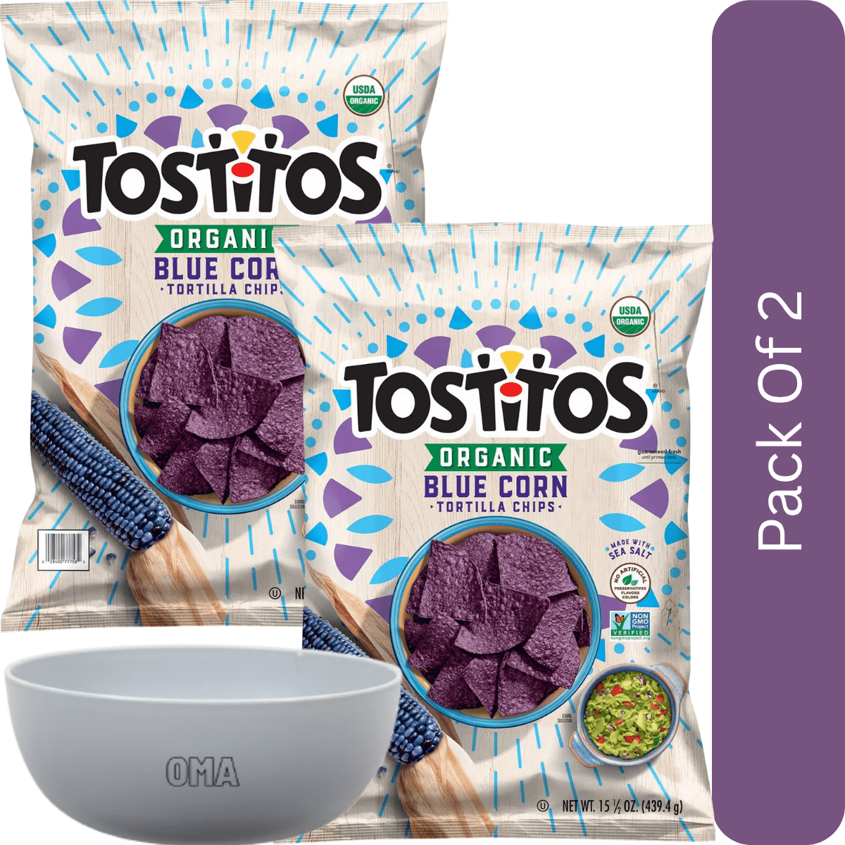 Green Mountain Gringo Tortilla Strips - 8 Oz Bags (Pack Of 12), Gluten Free, GMO Free Corn
