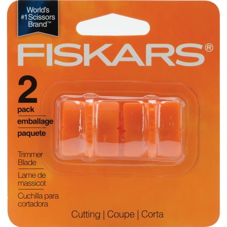 Fiskars Paper Trimmer Replacement Blades 2/Pkg-Straight, Style