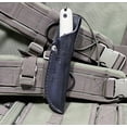 thumbnail image 4 of ESEE 3HM Fixed Blade Survival Knife with Black Powder Coated 1095 Steel Blade and Grey Micarta Handle, Leather Sheath, 4 of 4