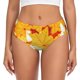 thumbnail image 1 of Fotbe Autumn Maple Leaves Calzones Estampados para Mujer – Ropa Interior de Algodón, Cómoda, Suave y Elástica-X-Large, 1 of 6