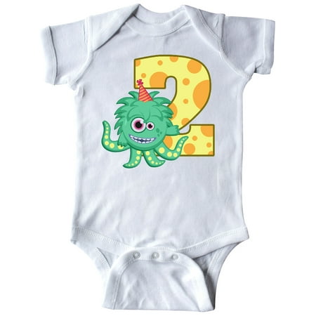 

Inktastic 2nd Birthday Monster Gift Baby Boy or Baby Girl Bodysuit