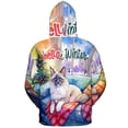 thumbnail image 2 of Watercolor Hello Winter Ragdoll Chill Christmas Welcome All Over Print 3D Hoodie Unisex Merch Hoodies Cat Lover Kitten Owner Gifts Idea - 00016, 2 of 6