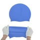 thumbnail image 5 of Gorros de natación de silicona impermeables y antideslizantes, 1 Pc, Azul Lago, 5 of 5