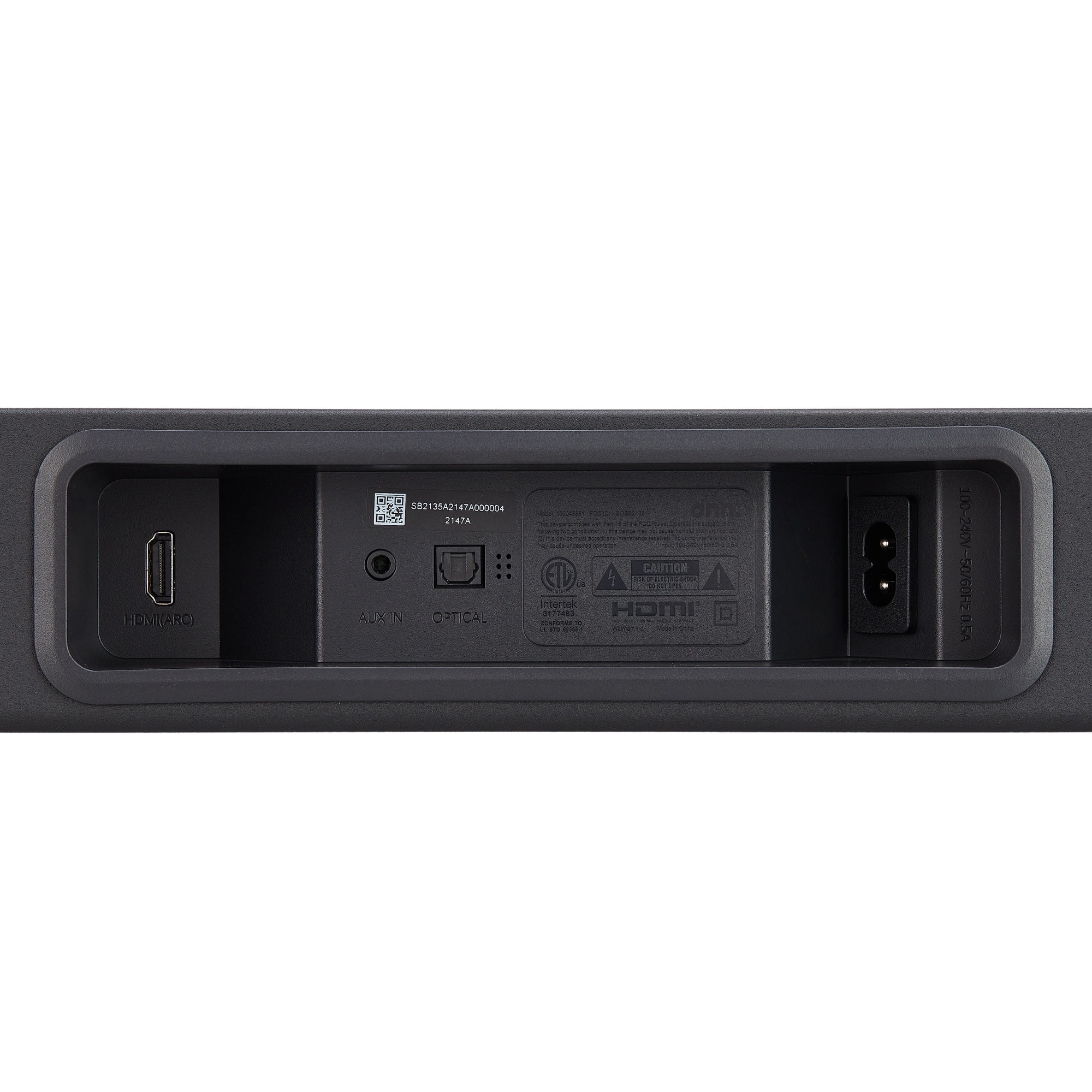 onn Bluetooth 2.1 Channel Soundbar with Dolby Digital Plus, 36", Black