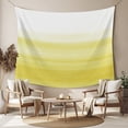 thumbnail image 2 of Yellow White Ombre Large Tapestry for Bedroom Wall Hanging Tapestry, Farmhouse Funny Gradient Striped Ceiling Backdrop Tapestries Poster Blanket Wall Decor for Teens Room Living Room Dorm 85" x 90", 2 of 8