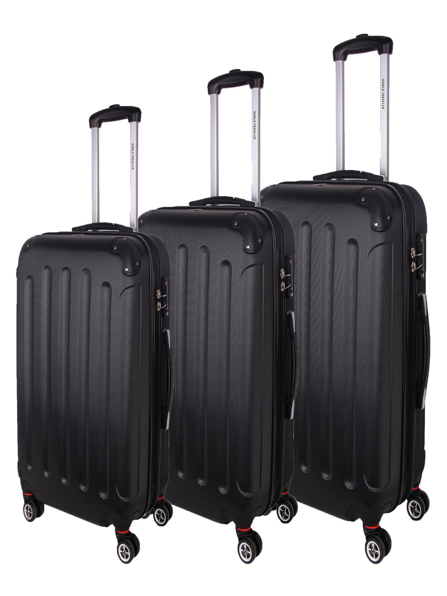 Milan 3 Piece Hardside TSA Spinner Luggage Set