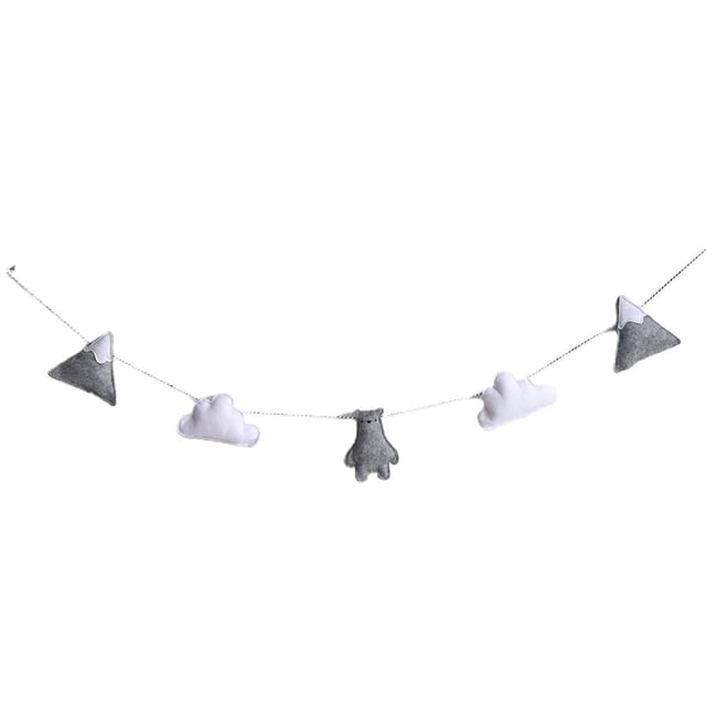 Árbol Oso En Forma De Banderines Colgantes Decoración Dibujos Animados Fieltro Guirnalda Para Habitación De Bebé Decoración De Pared De Fiesta matsuzay HA043187-00
