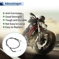 thumbnail image 6 of Unique Bargains Motorcycle Clutch Cable Motorbike Clutch Cable No.540111424 for Kawasaki 1000 Z 1000 A 2003-2006 1 Pc, 6 of 6