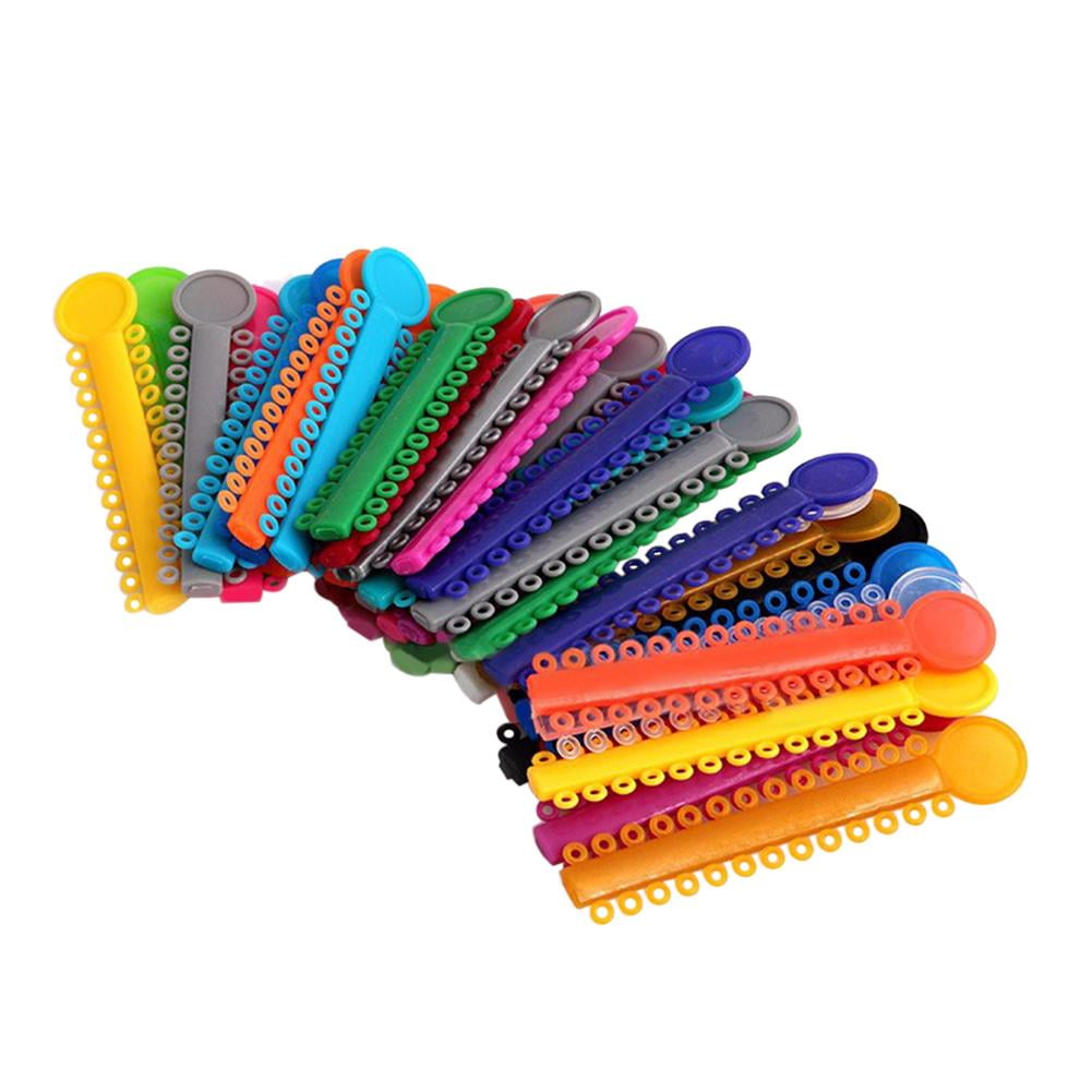 40pcs Dental Elastomeric Ligature Ties Orthodontics Elastic Rubber