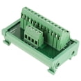 thumbnail image 2 of Breakout Board, 12 Position Power Distribution Module Durable 1A Breakout Board Module, Brass For DIN Rail Width 35Mm Rails, 2 of 8