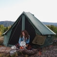 thumbnail image 3 of WHITEDUCK Regatta Canvas Bell Tent - w/StoveJack, Waterproof, 4 Season Luxury Camping and Glamping Yurt Tent Outdoor (16.5' (5M), Water Repellent, Forest Green), 3 of 6
