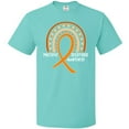 thumbnail image 3 of Inktastic Multiple Sclerosis Awareness Orange Ribbon Rainbow T-Shirt, 3 of 5