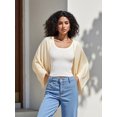 thumbnail image 6 of LMLYSoH Shrug Cardigan for Women Fashionable Lightweight Solid Color Open Front Loose Cover Up, 6 of 9