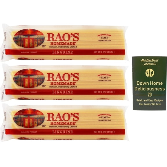 Linguine, Imported Italian Pasta - 3 Count (16 Ounces)- Rao's Homemade | MerlinsMart Zine