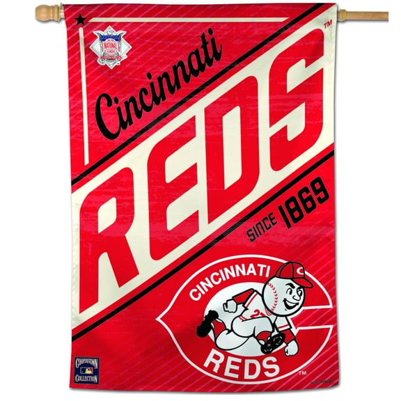 WinCraft Cincinnati Reds 28" x 40" Since 1869 Single-Sided Vertical Banner