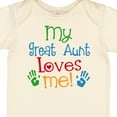 thumbnail image 4 of Inktastic My Great Aunt Loves Me Boys or Girls Baby Bodysuit, 4 of 5