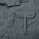 thumbnail image 5 of Camisetas Elvqul Caballero Gris de Color Sólido Casual Gym con Solapa Botones Manga Corta, 5 of 6