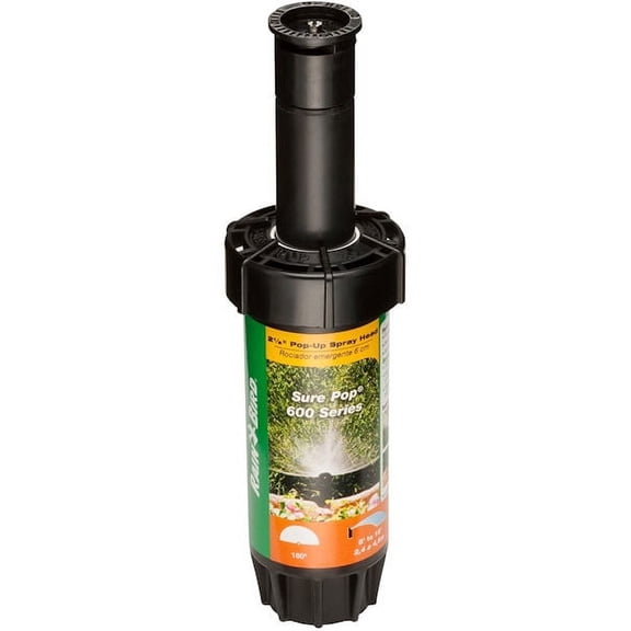 Lot of 25 -Rain Sure 600 Series Sprinkler,180°Half Circle,2.5",Pop-up Height-NEW