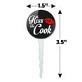 thumbnail image 6 of Kiss the Cook Cupcake Picks Toppers Decoration Set of 6, 6 of 6