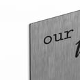 thumbnail image 2 of Luxe Metal Art 'Our Happy Place' by lettered & lines, Metal Wall Art, 36"x12", 2 of 9
