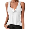 thumbnail image 3 of Long Tank Tops for Women Soft Solid Summer Tank Tops Spaghetti Strap Comfy Crew Neck Sleeveless Layering Shirts Camisole Vest Clothes Ruched Women's Tees and Tanks Curved Hem, 3 of 7