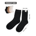 thumbnail image 4 of Deago 4 Pairs Women Thin Casual Cotton Socks Breathable Rib Knit Soft Cozy Cute Ankle Crew Socks (Multicolor), 4 of 8