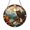 Acrylic 3.5 Inch, variant on Eagle Suncatcher Glass Window Hanging, Round Stained Glass Bird of Prey Art, Blue Rustic Nature Decor Gift for Him