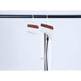 thumbnail image 6 of Unique Bargains Wood Tank Top Hanger with 8 Hooks 2 Pcs Dark Brown, 6 of 6