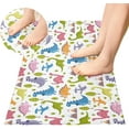 thumbnail image 4 of GZHJMY Cute Dinosaurs Bathroom Rugs Floor Mats Non-Slip Soft Absorbent Microfibers Plush Bath Rugs for Bath Kitchen Shower Floor, 39x20 Inch Carpet Runner, 4 of 7