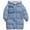 Blue, variant on Kids Girls' Puffer Down Coat Winter Jacket Toddler Girls Long Cotton Padded Down Coat Overcoat for 3 to 9 Years