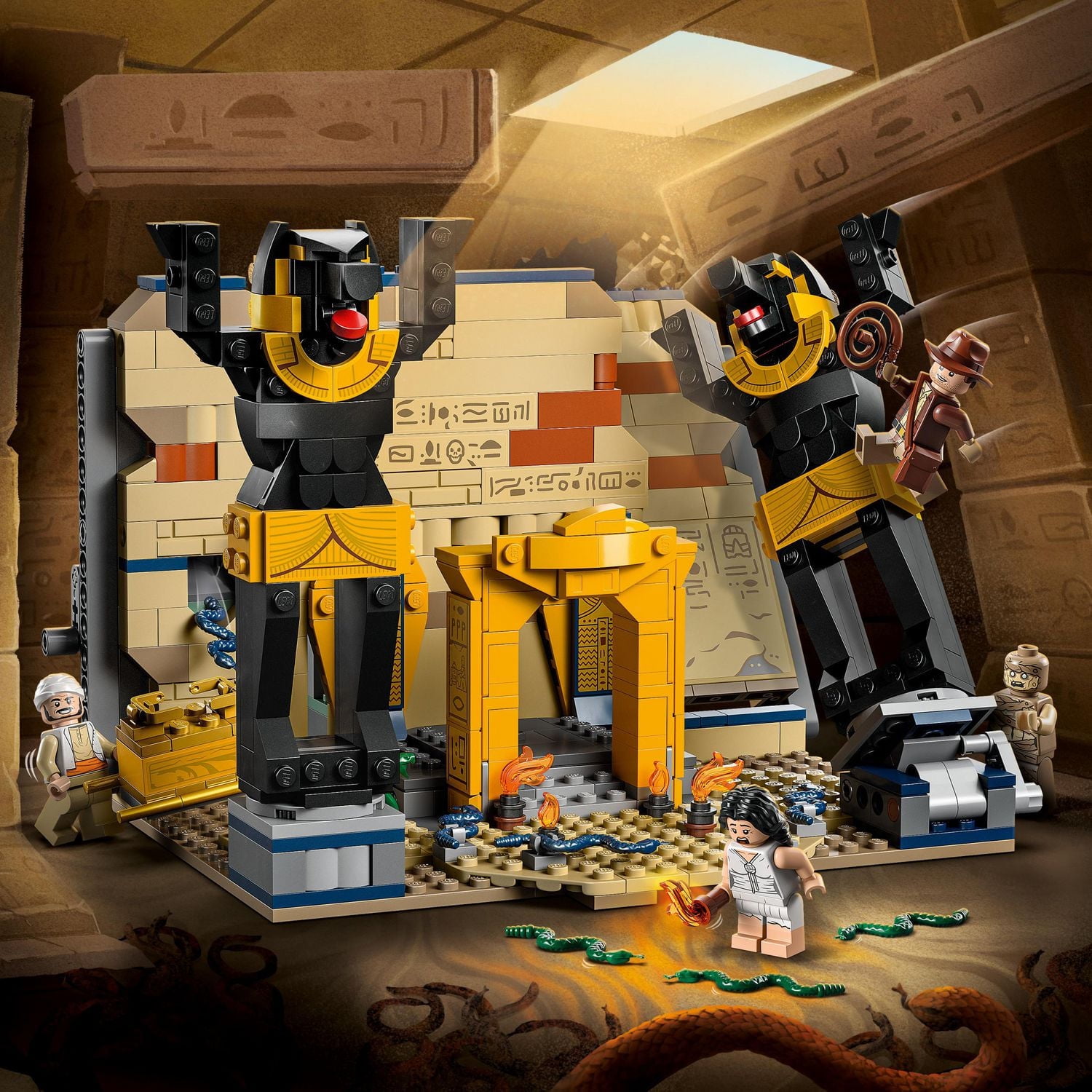 LEGO Indiana Jones L’évasion de la tombe perdue 77013 Ensemble de construction (600 pièces) Comprend 600 pièces, 8+ ans