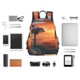 thumbnail image 4 of Easygdp Sunset Dancing Dolphin B para Easygdp Yak - Mochila Casual Ligera y Resistente para Viaje y Senderismo para Hombres y Mujeres, 4 of 7