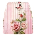 thumbnail image 4 of qelini Womens Workout Shorts Plus Size High Waist Yoga Skorts Pockets Print Sleep Wear Swim Shorts, 4 of 6