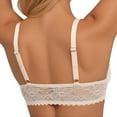 thumbnail image 2 of Arlun,Women's Push up Wireless Bras Racerback Front Closure Thin Bras Soft Supportive Lace No Underwire Lightweight Breathable Full Coverage Bralettes for Small Breasts Beige 70C, 2 of 6