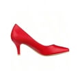 thumbnail image 2 of Women's Pointed Toe Stiletto Heels Thin Heel Pump Pointed Toe Low Heel Pumps, 2 of 5