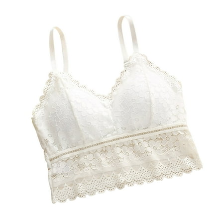 

YANHAIGONG Ladies Fashion Charming Comfortable Breathable No Steel Ring Sexy Lace Bra Woman Underwear True Bras For Women