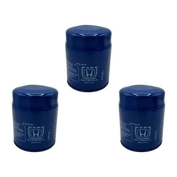Honda Genuine OEM Authentic Oil Filters 15400-PLM-A02 3 Pack