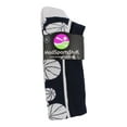 thumbnail image 2 of Crazy Basketball Logo Crew Socks (Navy/White, Medium), 2 of 2