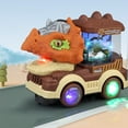 thumbnail image 6 of Gifts for Kids! Fwttom Toy Cars, Universal Dinosaur Car Spray Engineering Car Sound and Light Kids Gift Kids Toys, 6 of 8