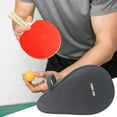 thumbnail image 1 of Paokuoon Racket Storage Bag Table Tennis Racket Storage Portable Metal Zipper Oxford External Pocket Hold 3 Balls, 1 of 9