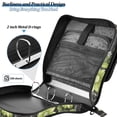 thumbnail image 4 of FORMRS Zipper Binder with Shoulder Strap 2-inch Ring 500 Sheet Capacity File Bag, Green Flowers, 4 of 5