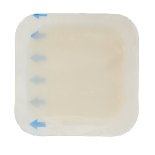 Bordered Silicone Adhesive Pad, Breathable Strong Stickiness Elastic Relieve Pain High Absorbency Sacrum Silicone Dressing For Wound Care Fast Healing