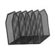 thumbnail image 4 of Organizador de archivos de escritorio Organizador de escritorio Estante de almacenamiento de metal Negro, 4 of 8
