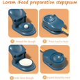 thumbnail image 5 of (Azul) Molde para raviolis 2 en 1, máquina de cocina para hacer raviolis, máquina para hacer bolas de masa hecha de material absorbente seguro, accesorio práctico de cocina, moldes para raviolis herm, 5 of 5