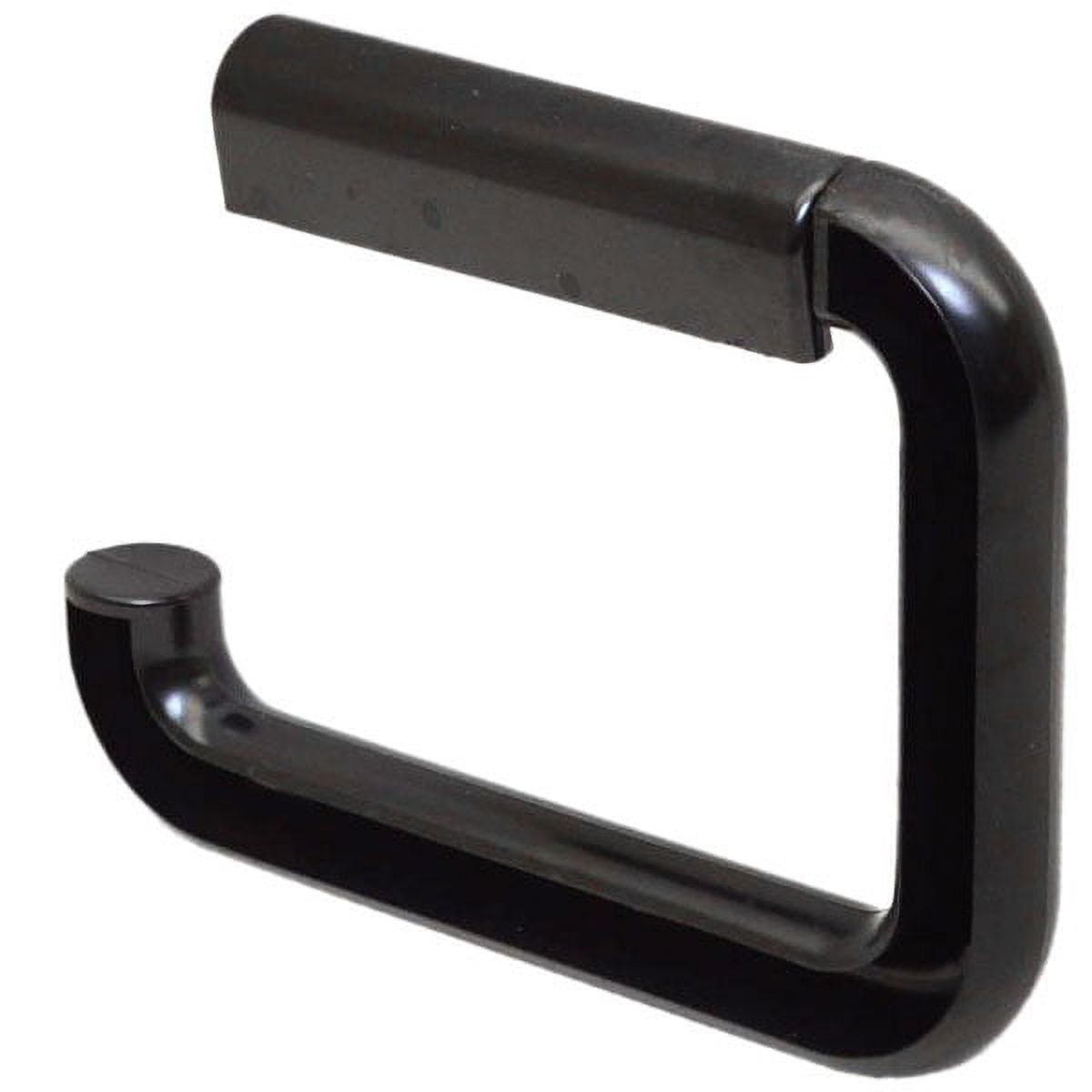 Home Aide Boat Toilet Paper Holder | Black Plastic (Single)