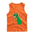 thumbnail image 1 of RXIRUCGD 2025 Vêtements d'Été pour Enfants Chemise de Base Col Rond Sans Manches pour Garçons, 1 of 2